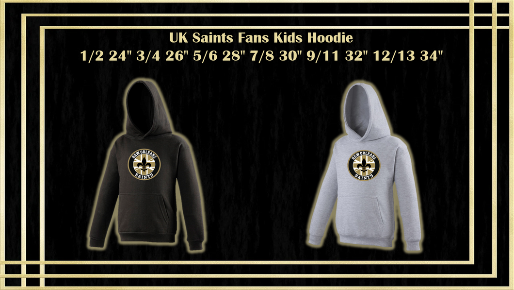 UK Saints Fans Kids Hoodie