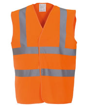 Load image into Gallery viewer, YOKO Hi-Vis 2-Band-And-Braces Waistcoat (HVW100)
