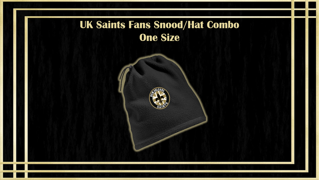 UK Saints Fans Snood/Hat Combo