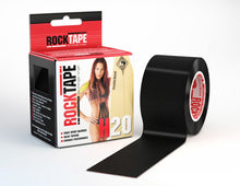 Load image into Gallery viewer, ROCKTAPE H2O BLACK 5CM WIDTH – 5M LENGTH KINESIOLOGY  TAPE
